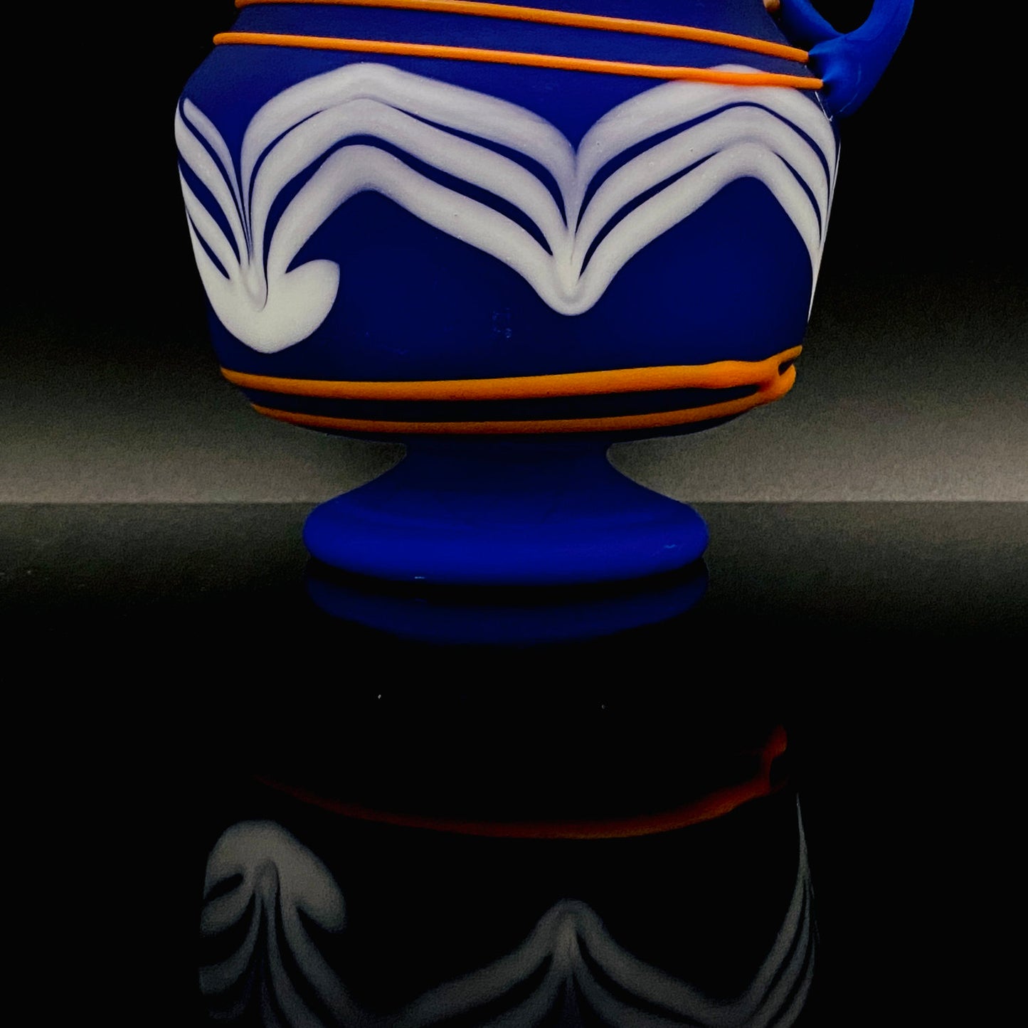 岩田久利（Iwata Hisatoshi）作品 玻璃条文小壶 冰碗 日本艺术院奖获奖作家 #196