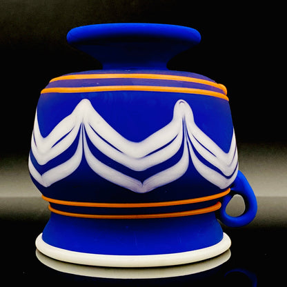 岩田久利（Iwata Hisatoshi）作品 玻璃条文小壶 冰碗 日本艺术院奖获奖作家 #196