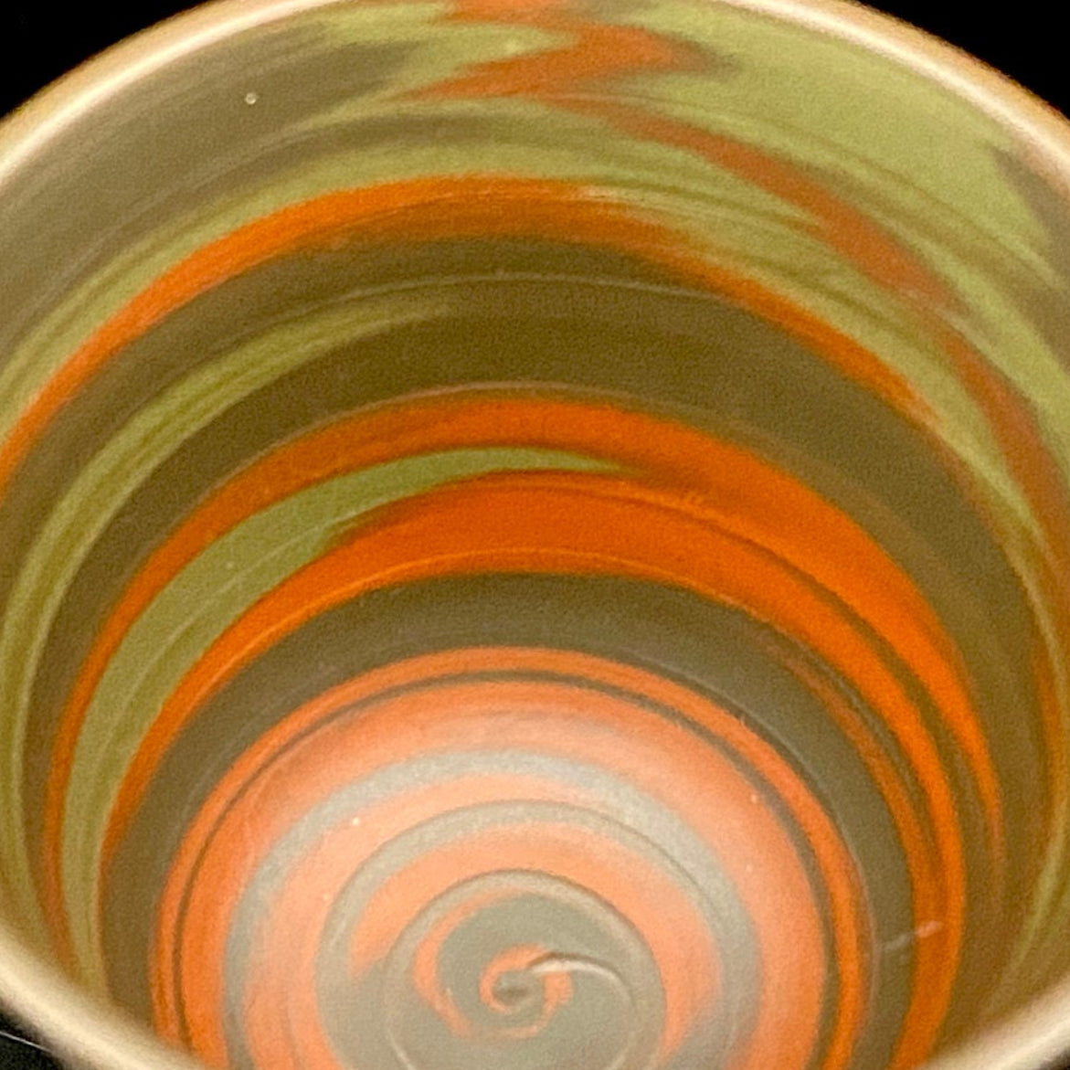 Yohei Konishi, Tokoname Ware Neriage, Horseback Cup (Stem Cup) "Shouchu no Tama" Sake Vessel #197