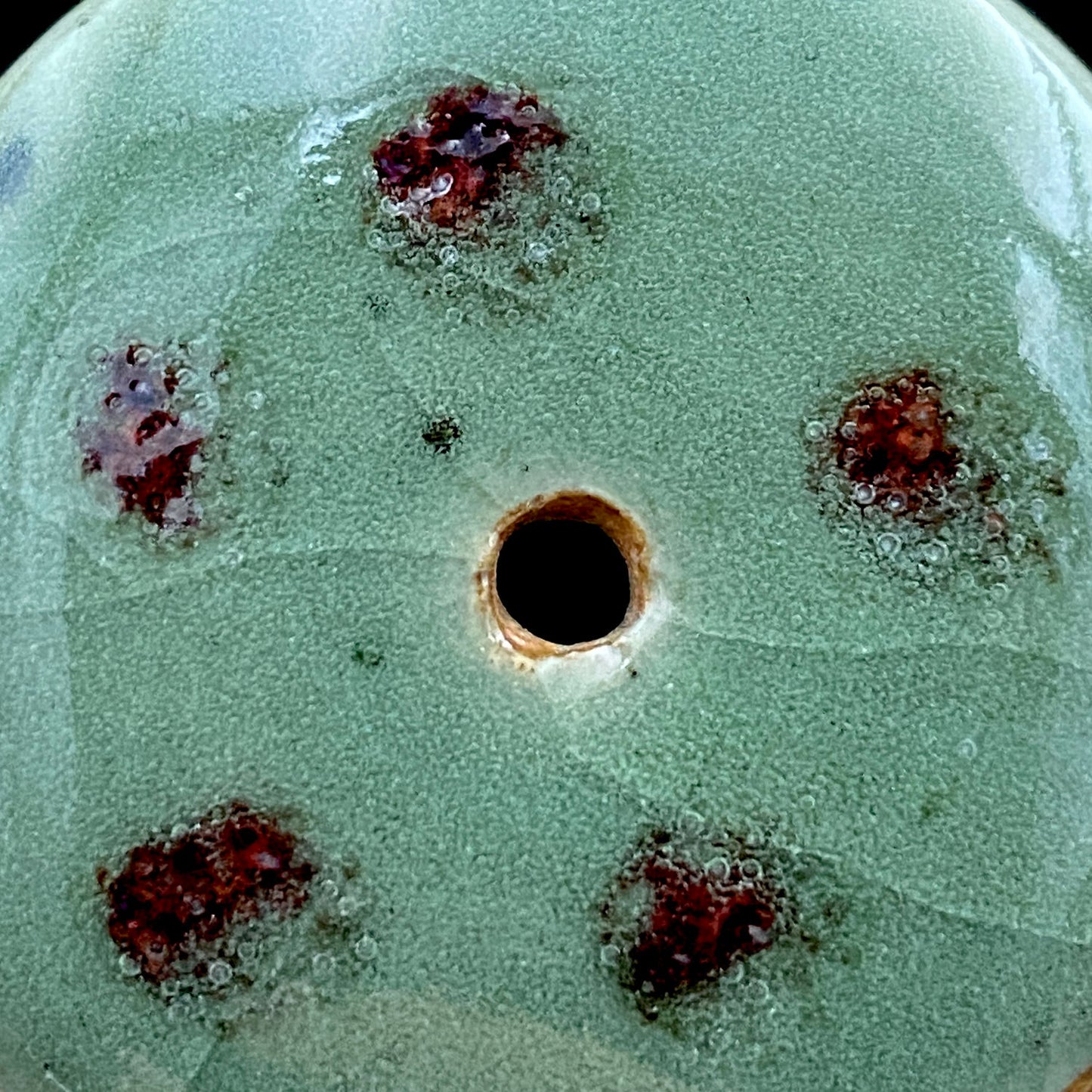 吉备烧 现代名工 第二代 水川陶影（水川胜治：Katsuji Mizukawa）作品 盐烧水滴 威士忌滴水器 #200