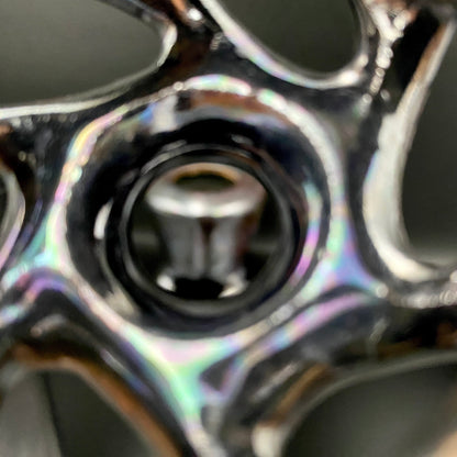 内閣総理大臣賞受賞作家 三代 平安宋丘 (久保 義蔵) 作 曜変天目 三足香炉 曜変天目 博物館収蔵級 【真作保証】#204