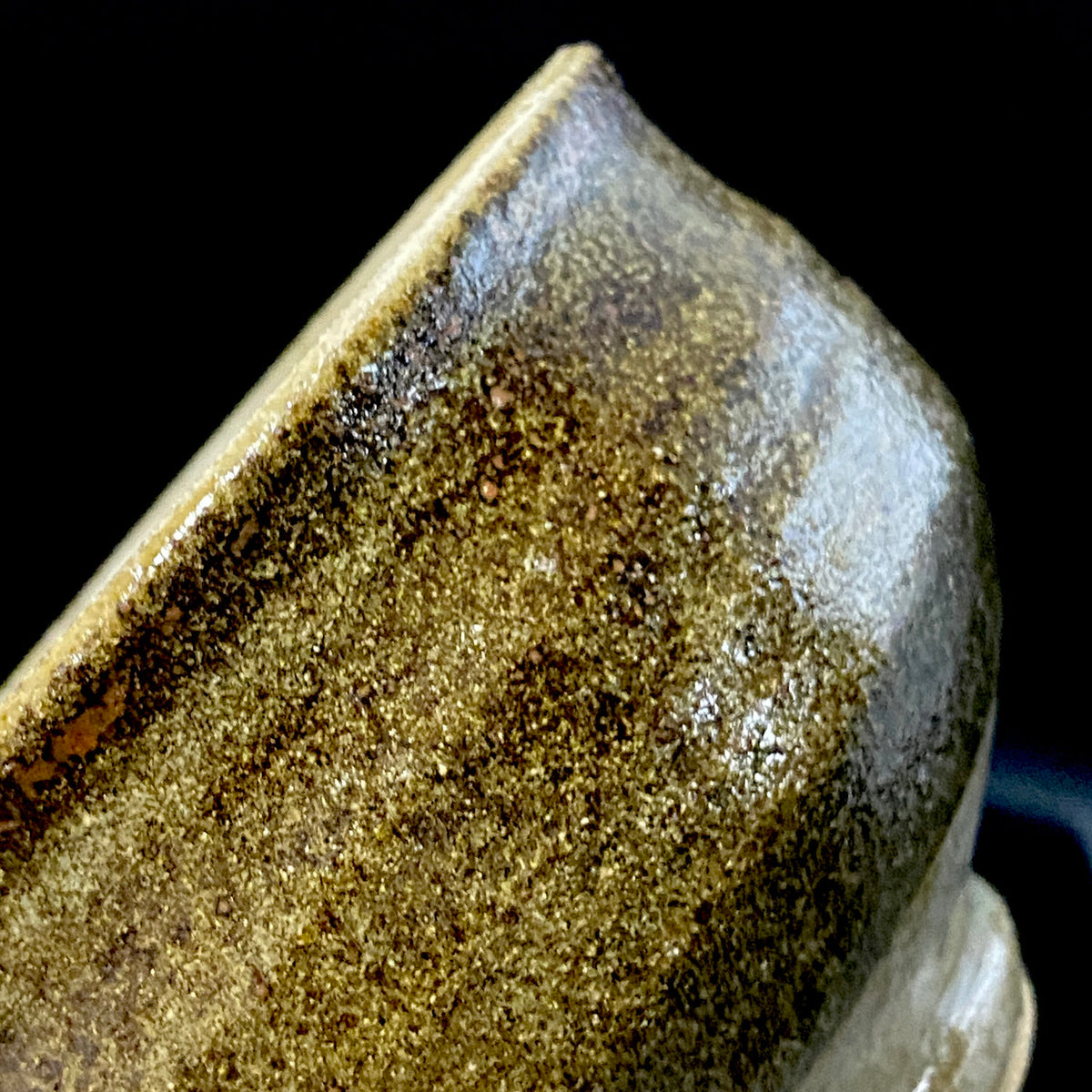 益子焼 伝統工芸士 北土窯三村陶苑 三村 北土 作 糠釉抹茶碗、和のロックグラス、元栃木県窯業指導所技官 糠釉抹茶碗 #490