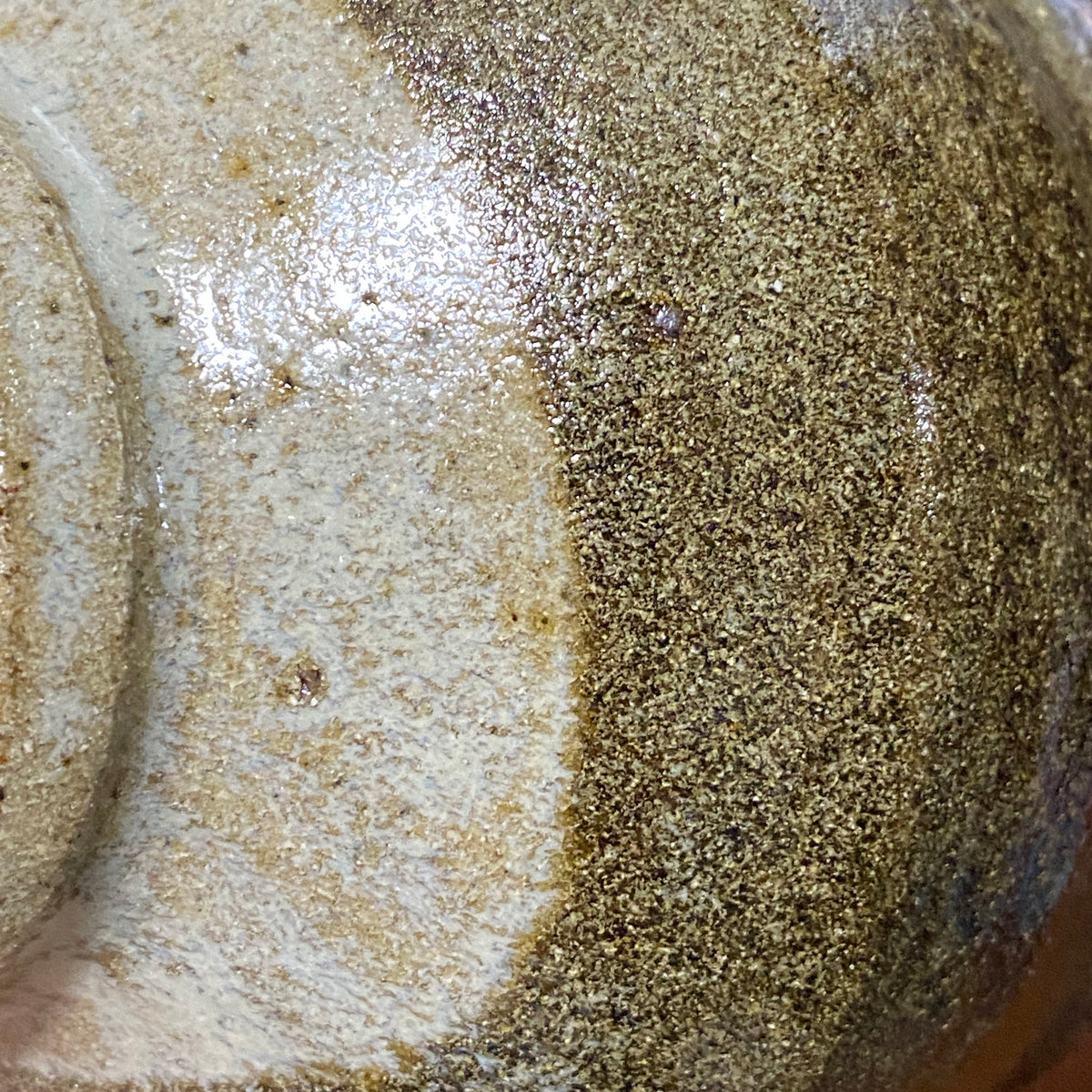 益子焼 伝統工芸士 北土窯三村陶苑 三村 北土 作 糠釉抹茶碗、和のロックグラス、元栃木県窯業指導所技官 糠釉抹茶碗 #490