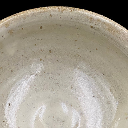 益子焼 伝統工芸士 北土窯三村陶苑 三村 北土 作 糠釉抹茶碗、和のロックグラス、元栃木県窯業指導所技官 糠釉抹茶碗 #490