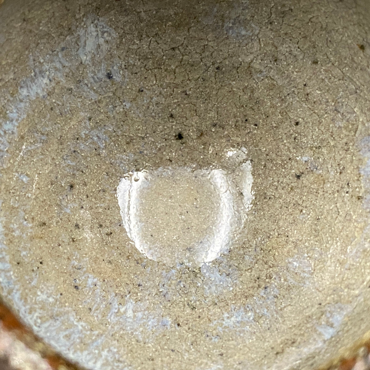 Guinomi Sake Cup / Japanese-Style Shot Glass with Striped Design by Takeda Toshio, Pupil of Living National Treasure Tamura Koichi, Artist Represented in the Collection of The National Museum of Modern Art, Kyoto #397