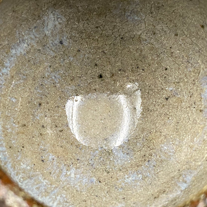 Guinomi Sake Cup / Japanese-Style Shot Glass with Striped Design by Takeda Toshio, Pupil of Living National Treasure Tamura Koichi, Artist Represented in the Collection of The National Museum of Modern Art, Kyoto #397