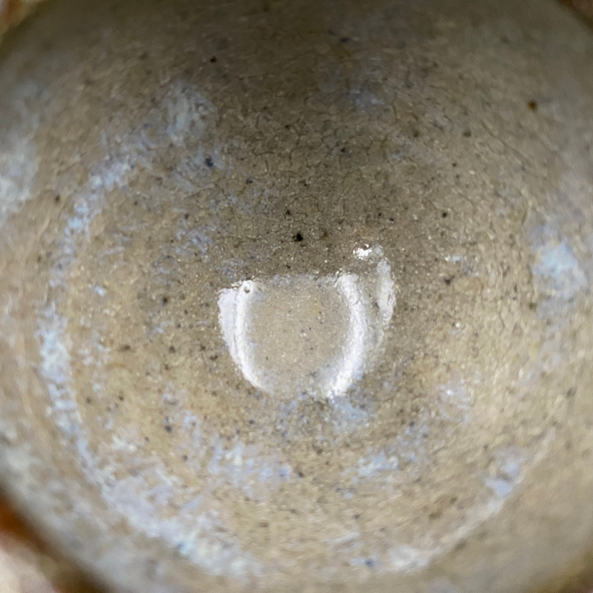 Guinomi Sake Cup / Japanese-Style Shot Glass with Striped Design by Takeda Toshio, Pupil of Living National Treasure Tamura Koichi, Artist Represented in the Collection of The National Museum of Modern Art, Kyoto #397