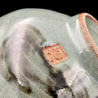 Iron-Painted Sankirai Tea Bowl / Japanese-Style Rocks Glass by Takeda Toshio, Pupil of Living National Treasure Tamura Koichi, Artist Represented in the Collection of The National Museum of Modern Art, Kyoto #503