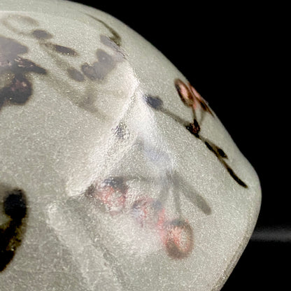 Iron-Painted Sankirai Tea Bowl / Japanese-Style Rocks Glass by Takeda Toshio, Pupil of Living National Treasure Tamura Koichi, Artist Represented in the Collection of The National Museum of Modern Art, Kyoto #503