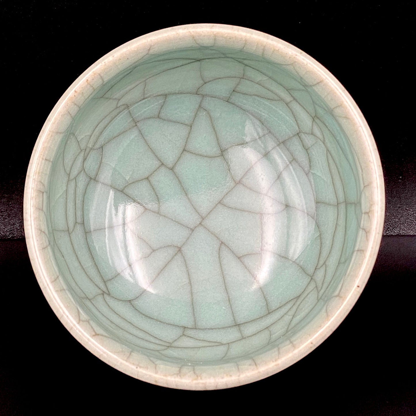 松本 為佐視 作 現代京都磁器の至宝 汝窯天青色の再定義 翠青磁 ショットグラス #211