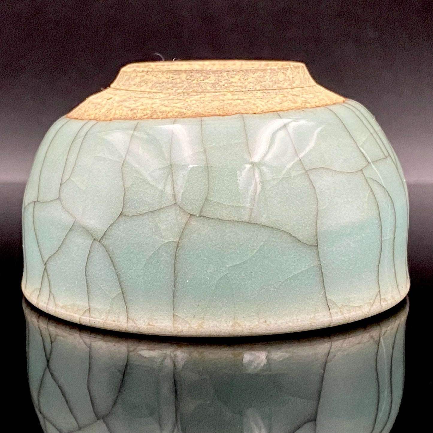 松本 為佐視 作 現代京都磁器の至宝 汝窯天青色の再定義 翠青磁 ショットグラス #211
