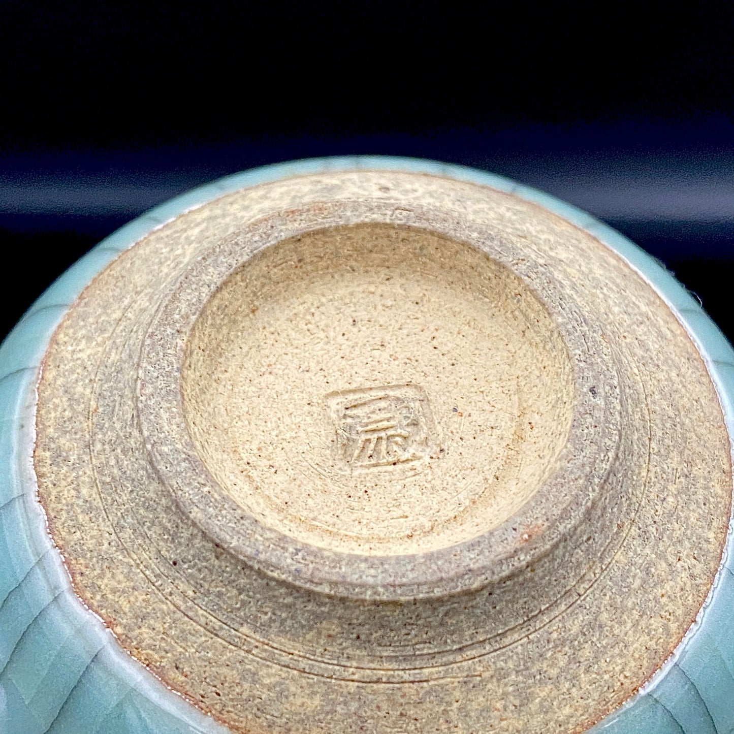 松本 為佐視 作 現代京都磁器の至宝 汝窯天青色の再定義 翠青磁 ショットグラス #211