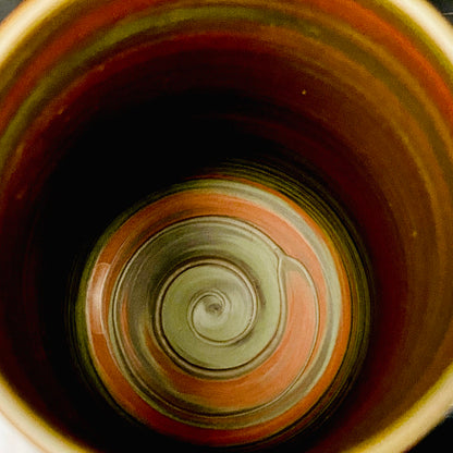 Yohei Konishi, Tokoname City Intangible Cultural Heritage Holder, Hand-thrown Shudei Neriage Genshinsai Sake Set, Pair #224