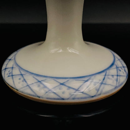Teruko Nakamura, President of Hokkaido Ceramics Association, Full Member of Japan Kōgei Association - Sometsuke Flying Dragon-motif Bajouhai (High-footed Cup), Fuji Kiln #239