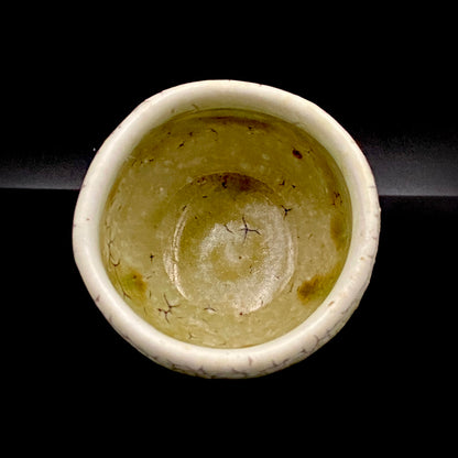 安藤百利行 Ando Moriyuki 美濃 Mino ware 美浓烧 灰釉梅花皮 kaiyu kairagi glaze 灰釉梅花皮 ぐい呑 guinomi sake cup 酒盏 ショットグラス shot glass 烈酒杯 (30/64)