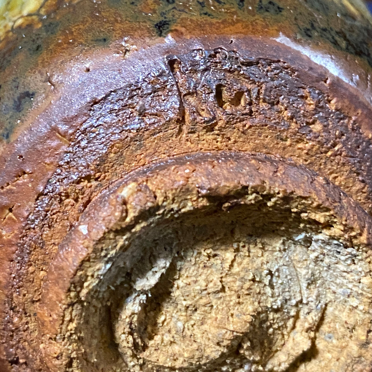 安藤百利行 Ando Moriyuki 美濃 Mino ware 美浓烧 灰釉梅花皮 kaiyu kairagi glaze 灰釉梅花皮 ぐい呑 guinomi sake cup 酒盏 ショットグラス shot glass 烈酒杯 (55/64)