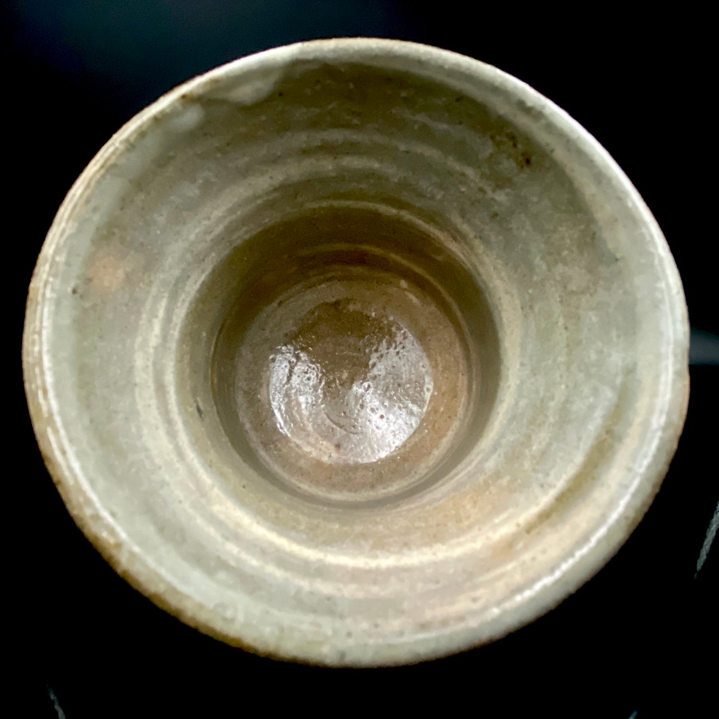 Tatsuzo Shimaoka (Living National Treasure) 1961 15th Anniversary Work "Roar of a New Star" Jomon Inlay Pair of Teacups, Sake Set, Rock Glasses (2-piece set) #253