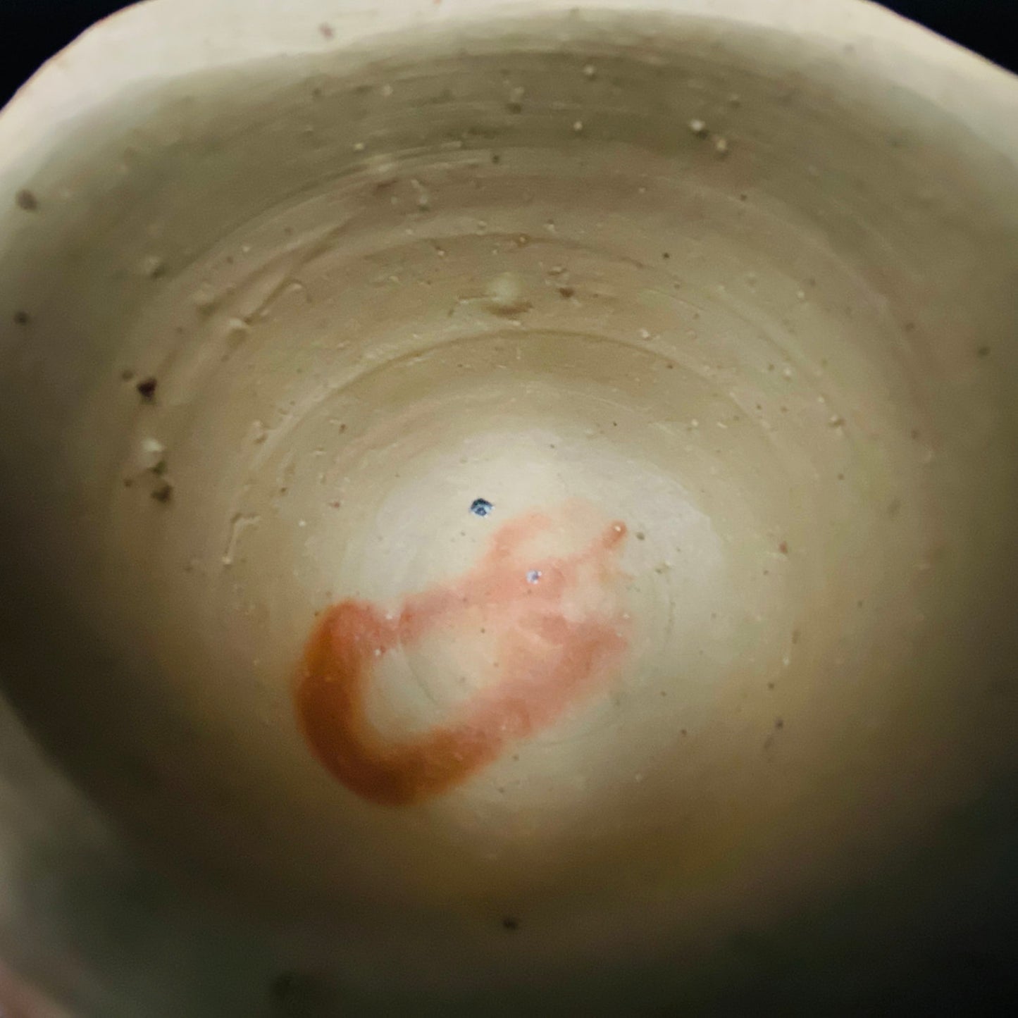 フランクフルト美術館収蔵作家 高原 昌治 作 備前酒呑 二大重要無形文化財保持者師事 登り窯自然釉溶融痕 ショットグラス #254
