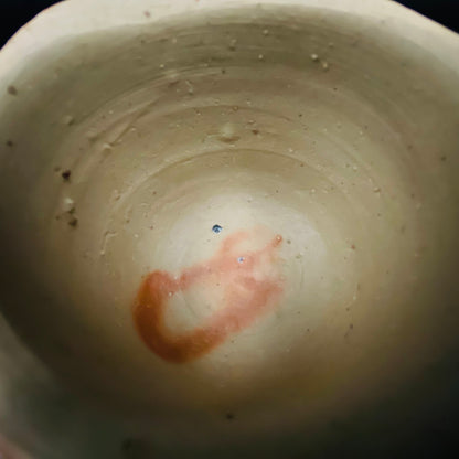 フランクフルト美術館収蔵作家 高原 昌治 作 備前酒呑 二大重要無形文化財保持者師事 登り窯自然釉溶融痕 ショットグラス #254