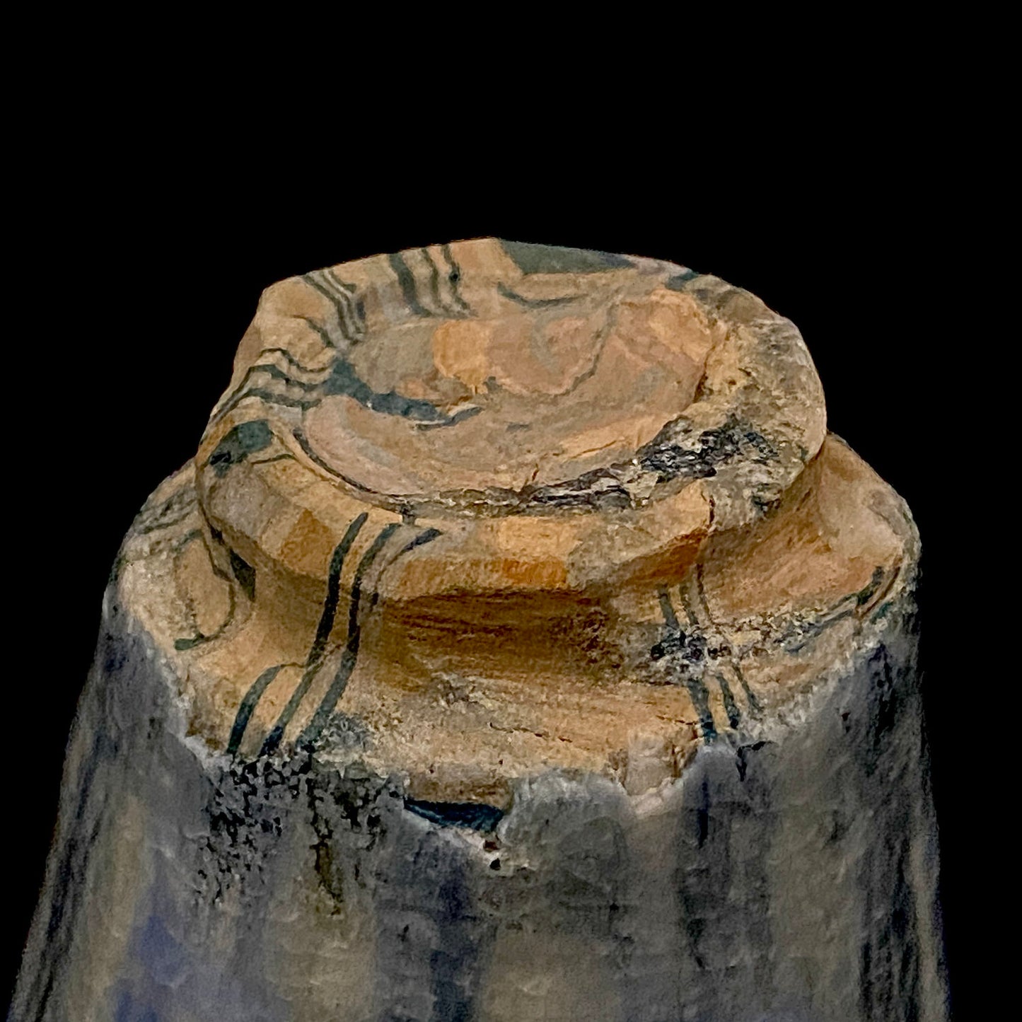 広島県重要無形文化財 内田 泰秀、1971年 作陶、失われた幻の技法「表裏貫通錦練上手」ぐいのみ、ショットグラス #255