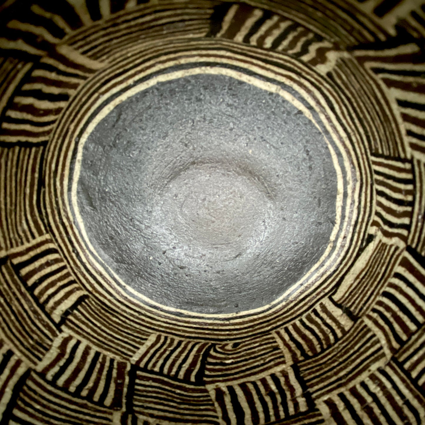 瀬戸市指定無形文化財保持者 初代 水野 双鶴 作 練込 茶盌 ロックグラス #262