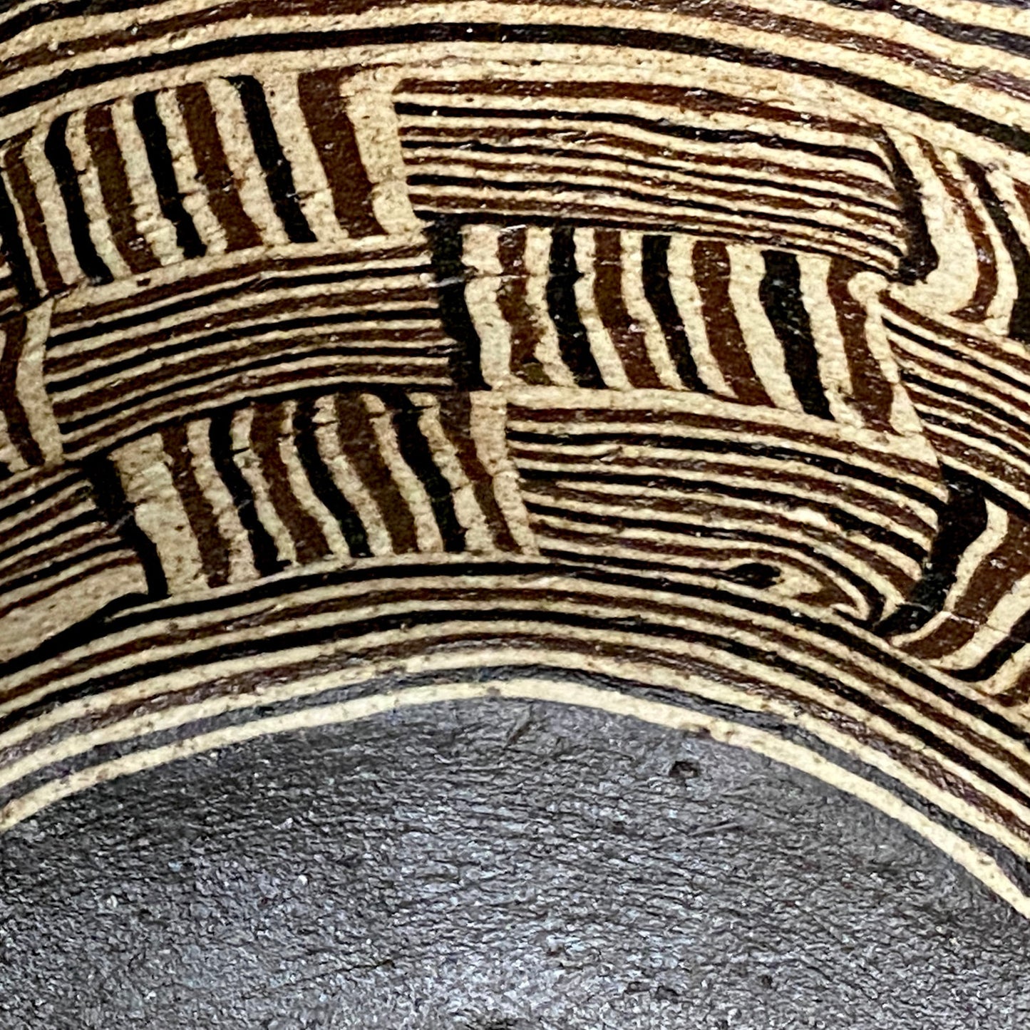 瀬戸市指定無形文化財保持者 初代 水野 双鶴 作 練込 茶盌 ロックグラス #262