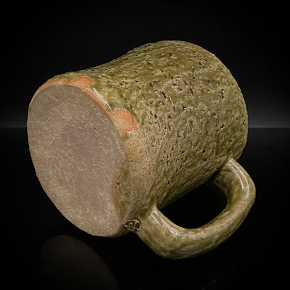 Winner of the Gold Prizes at the Prague and Vallauris International Ceramics Exhibitions, Founder of Sodeisha, Osamu Suzuki, "Return to Primitive Art," Bakushu-nomi Beer Mug Rock Glass with Yodo Gallery Ceramic History #271