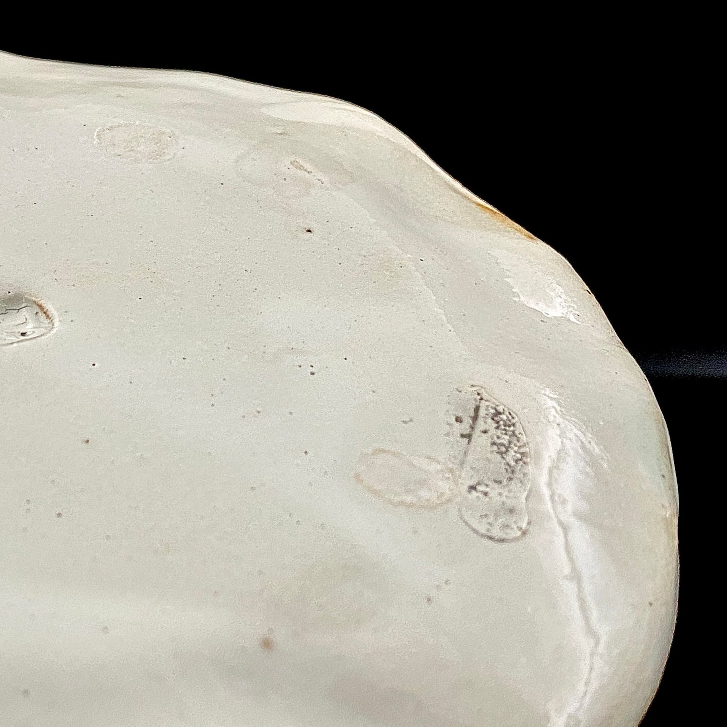 Recipient of the Kyoto Prefecture Order of Cultural Merit, Sodeisha Co-Founder Hikaru Yamada, Kohiki Iron-Painted Dotted Line Pattern Coffee Cup and Saucer, A White Sake Vessel Where the Amber Color of Whiskey Beautifully Reflects #279
