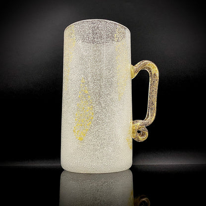 Koji Ishii Hand-blown Art Glass Extra-large Beer Mug #14