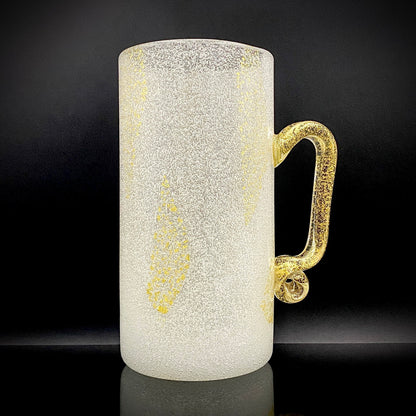 Koji Ishii Hand-blown Art Glass Extra-large Beer Mug #14