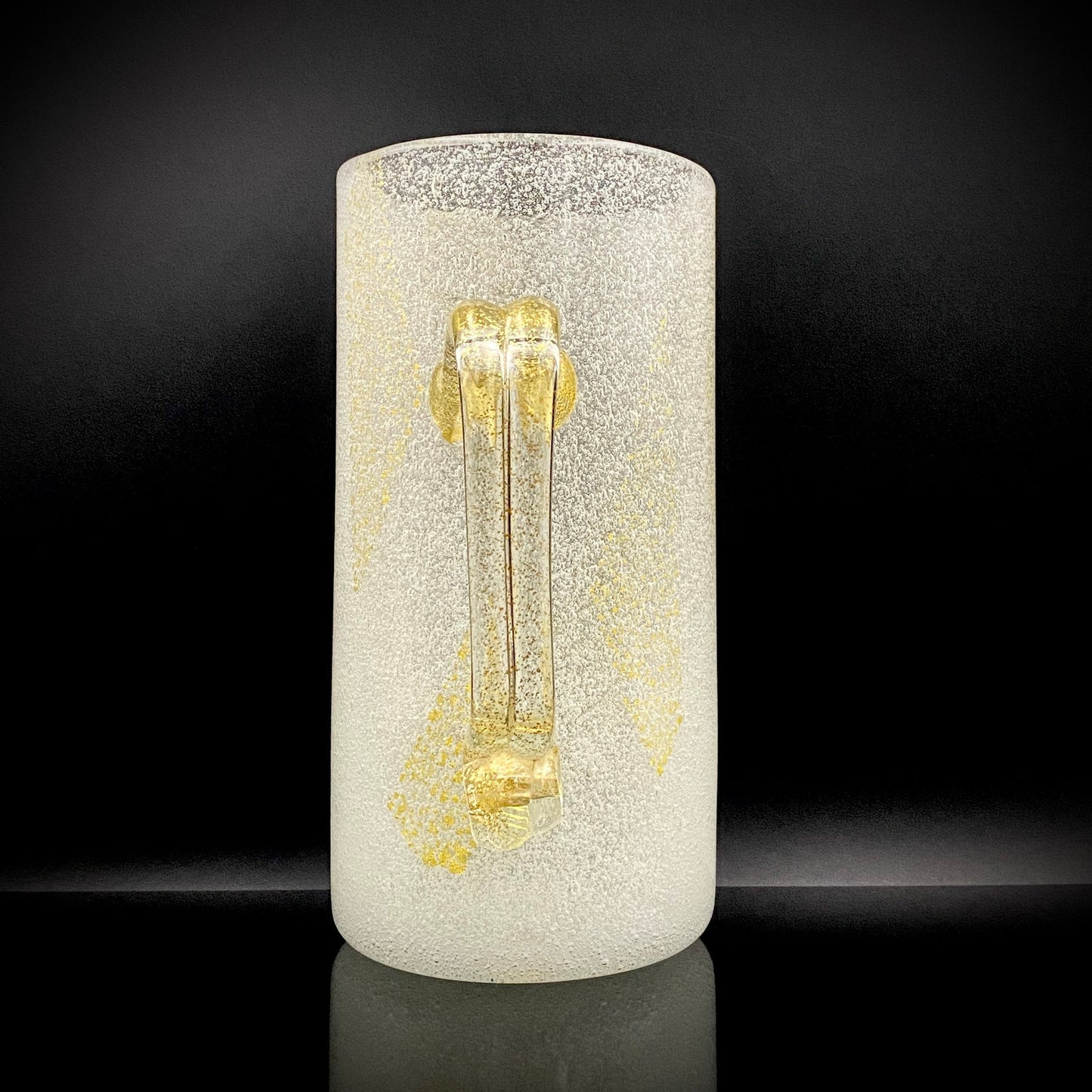 Koji Ishii Hand-blown Art Glass Extra-large Beer Mug #14