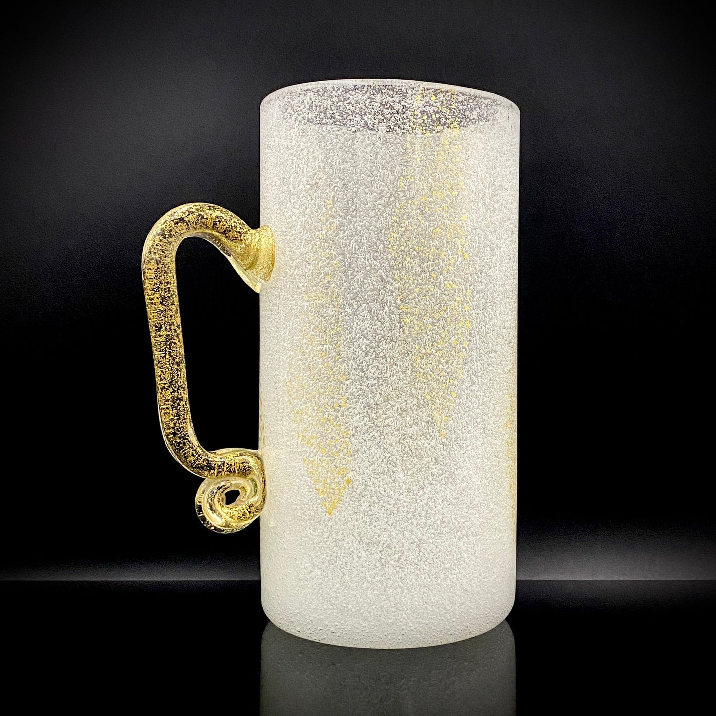 Koji Ishii Hand-blown Art Glass Extra-large Beer Mug #14