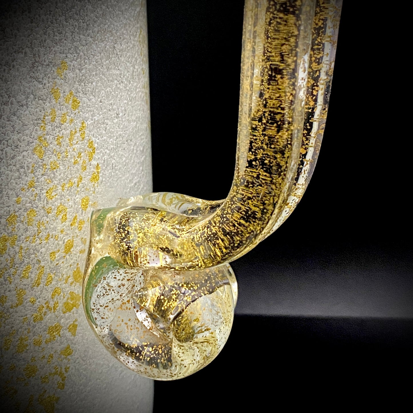 Koji Ishii Hand-blown Art Glass Extra-large Beer Mug #14