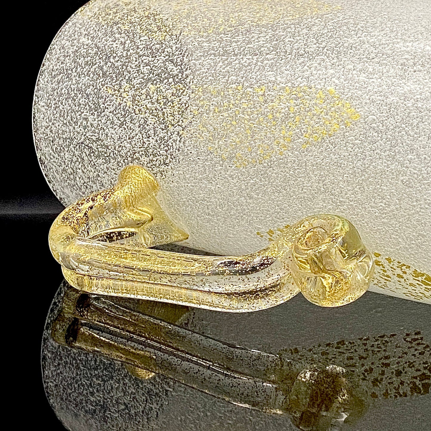Koji Ishii Hand-blown Art Glass Extra-large Beer Mug #14