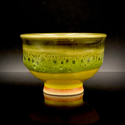 Miyanaga Rikichi, Yanagihara Mutsuo, Morino Taimei - Sodeisha Special Selection Part 1 "Sanpai" A Phantom Collaboration of Avant-Garde Ceramic Masters Defying the Limits of Miniature Vessels, 3-Piece Set Including a Rare Hand-Blown Glass Sake Cup) #16