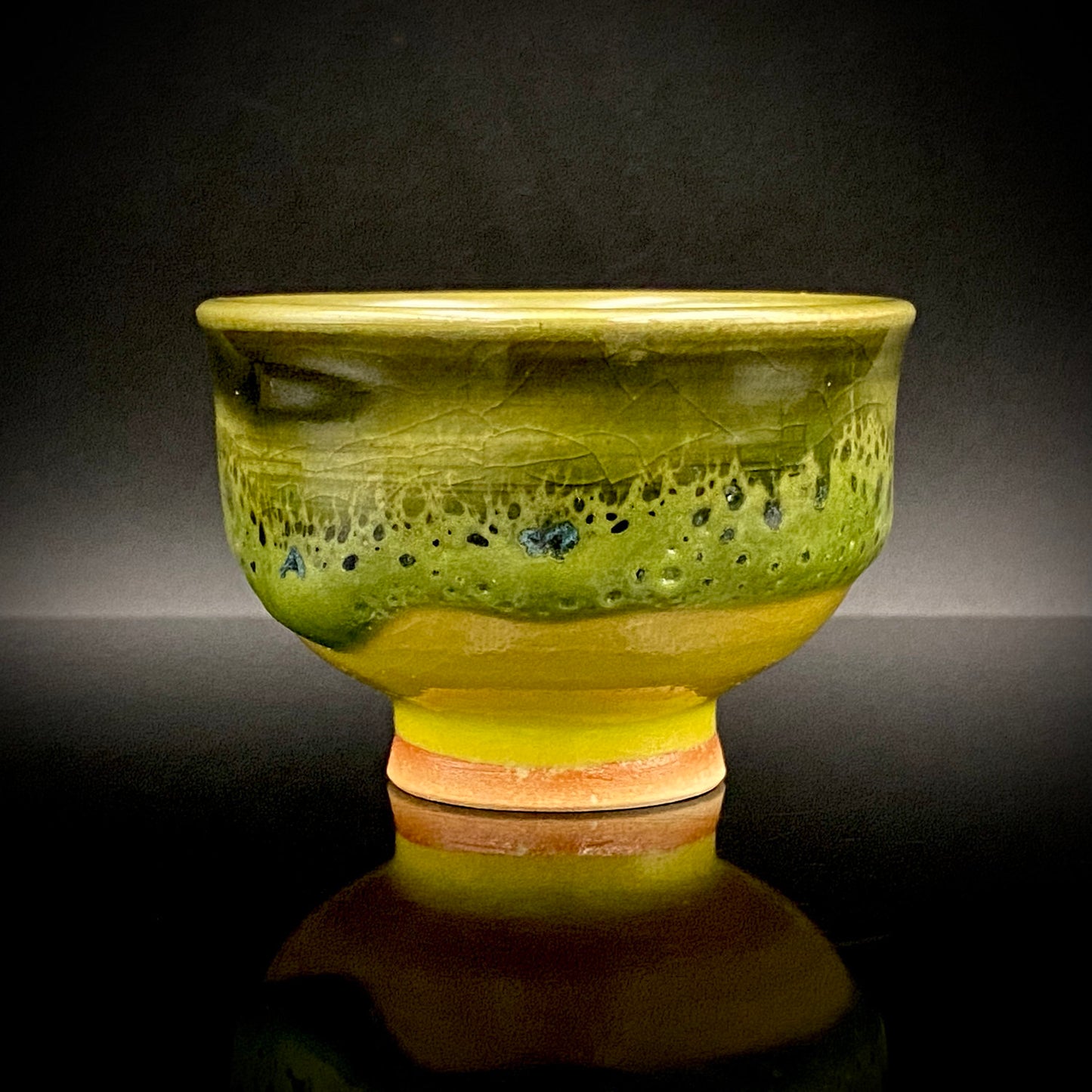 Miyanaga Rikichi, Yanagihara Mutsuo, Morino Taimei - Sodeisha Special Selection Part 1 "Sanpai" A Phantom Collaboration of Avant-Garde Ceramic Masters Defying the Limits of Miniature Vessels, 3-Piece Set Including a Rare Hand-Blown Glass Sake Cup) #16