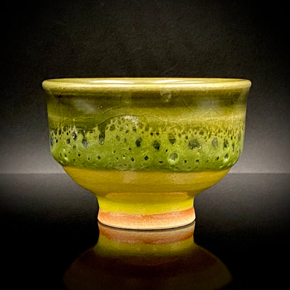 Miyanaga Rikichi, Yanagihara Mutsuo, Morino Taimei - Sodeisha Special Selection Part 1 "Sanpai" A Phantom Collaboration of Avant-Garde Ceramic Masters Defying the Limits of Miniature Vessels, 3-Piece Set Including a Rare Hand-Blown Glass Sake Cup) #16