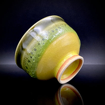Miyanaga Rikichi, Yanagihara Mutsuo, Morino Taimei - Sodeisha Special Selection Part 1 "Sanpai" A Phantom Collaboration of Avant-Garde Ceramic Masters Defying the Limits of Miniature Vessels, 3-Piece Set Including a Rare Hand-Blown Glass Sake Cup) #16