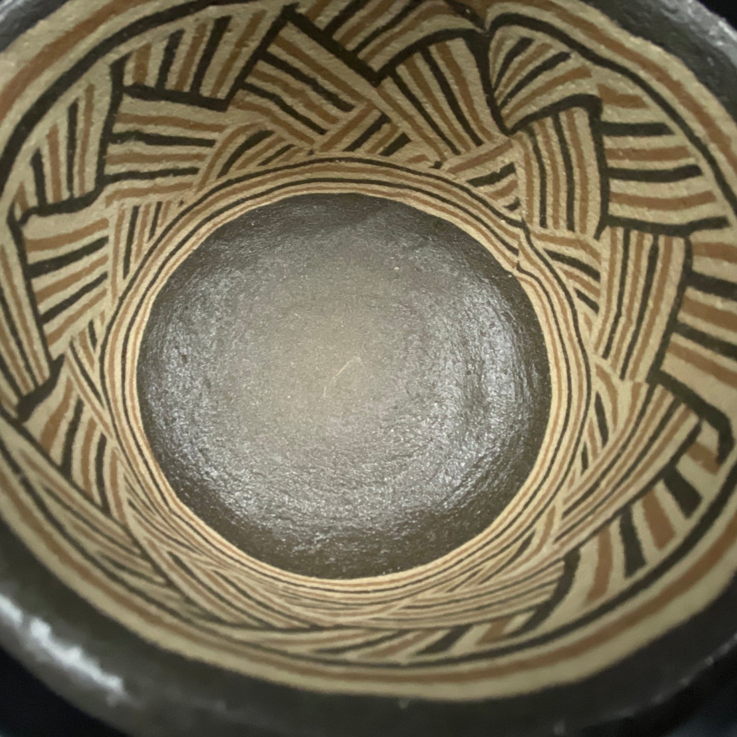 濑户市指定无形文化财产传承人 初代 水野双鹤 (Mizuno Sokaku) 作品 练込茶盌 洛克杯 #262