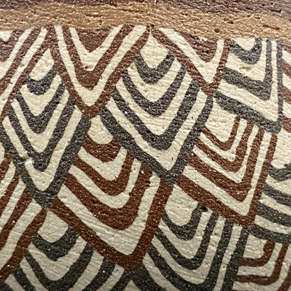 日本美展评议员 日本现代工艺美术家协会副理事长 加藤 釥（Kato Sho）作品 现代工艺最高峰作品 泥彩加饰 线刻镶嵌 茶碗 威士忌杯 #306