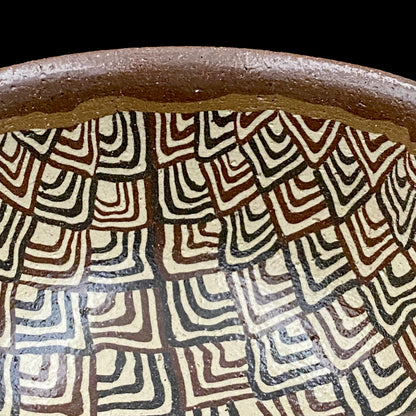 日本美展评议员 日本现代工艺美术家协会副理事长 加藤 釥（Kato Sho）作品 现代工艺最高峰作品 泥彩加饰 线刻镶嵌 茶碗 威士忌杯 #306