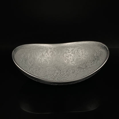 人間国宝 北村 眞一 作 鋳金 ゆらぎ小鉢（小皿）おつまみ皿として愉しむ金工工芸品 #285