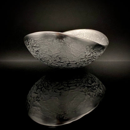 人間国宝 北村 眞一 作 鋳金 ゆらぎ小鉢（小皿）おつまみ皿として愉しむ金工工芸品 #285