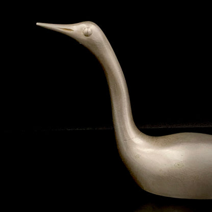人間国宝 北村眞一氏の父、北村 一朗 作 金属工芸 栓抜き 『鶴』#230