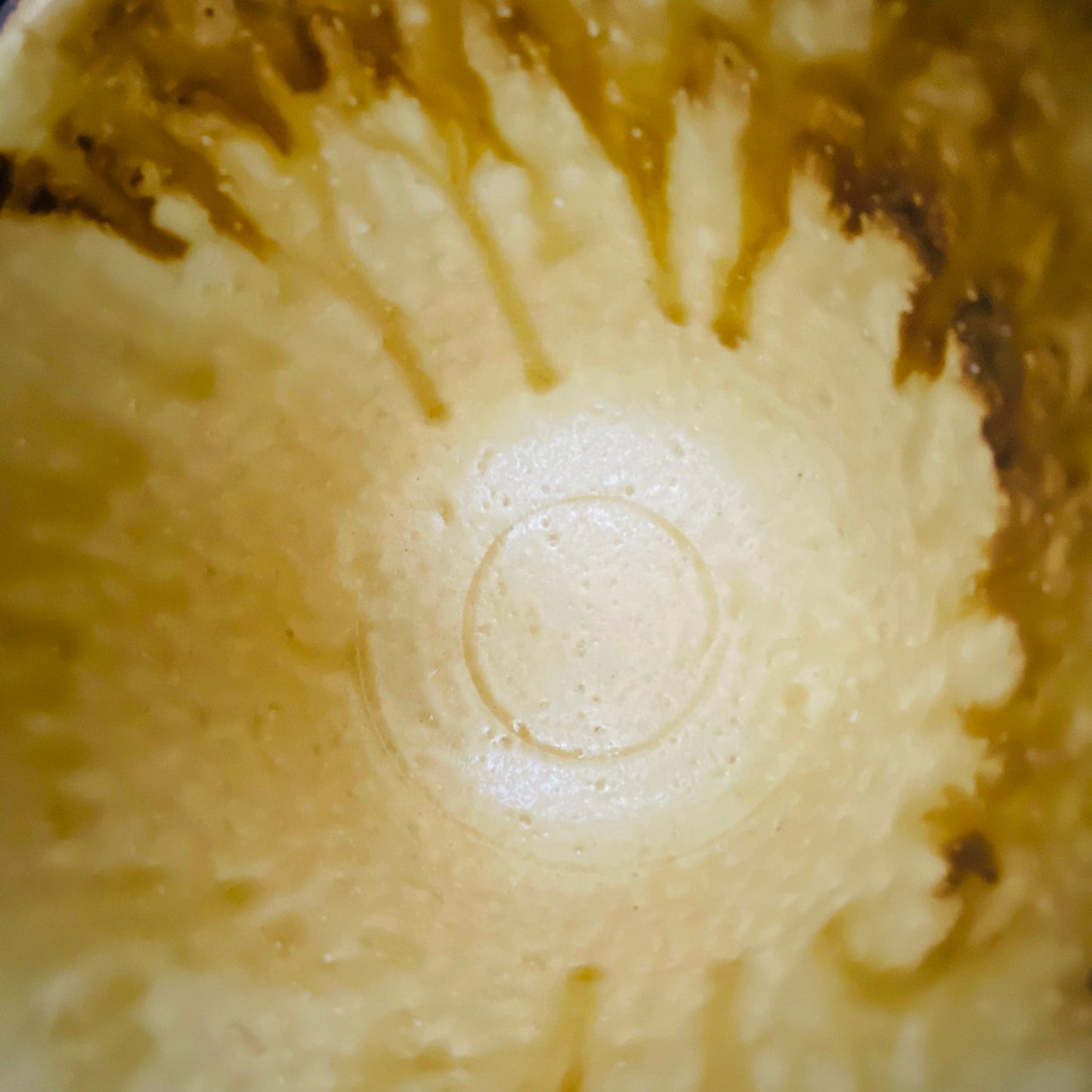 Prize Winner of the Minister of Education Award, Artist Permanently Collected in the Museum of Fine Arts, Boston - Mitsuo Kano: Iron-painted Hakeme Cylindrical Teabowl / Rock Glass #307