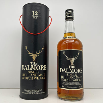 1980年代流通、ダルモア（DALMORE）12年、1,000ml, 43%