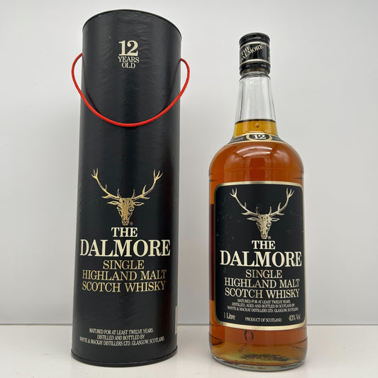 1980年代流通、ダルモア（DALMORE）12年、1,000ml, 43%