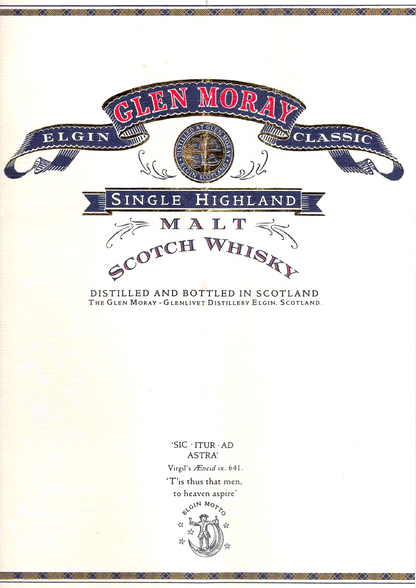 1990年代前半流通、グレンマレイ（GLEN MORAY）15年、750ml, 43% #89